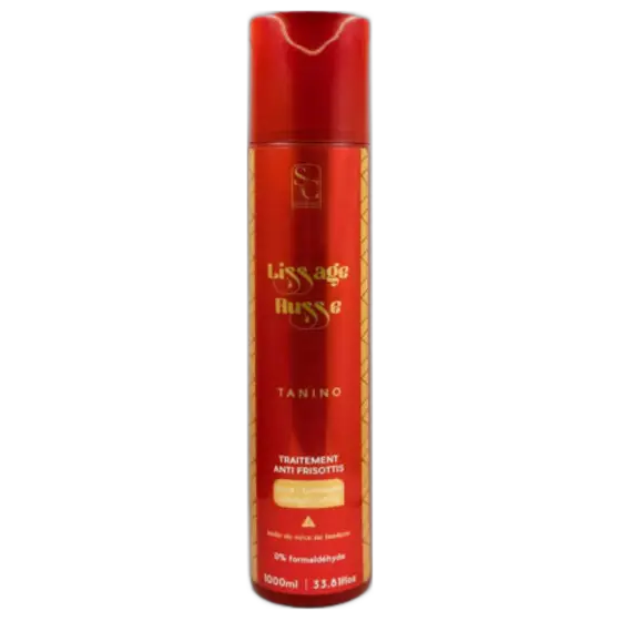 Lissage Russe Tanino, traitement anti-frisottis à l'huile de sève de bambou, 1000 ml